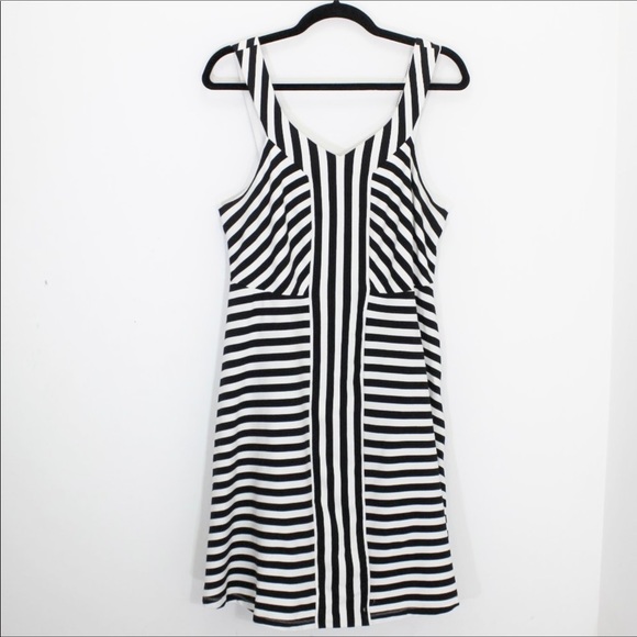TORRID Black and White Striped Dress - Picture 9 of 11